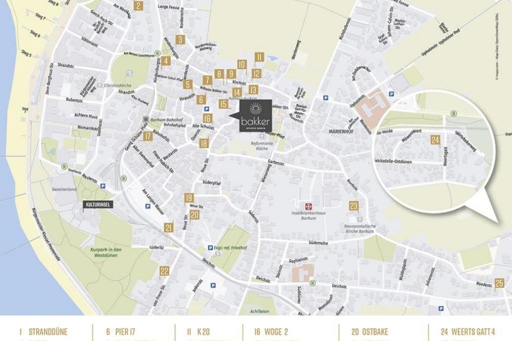 בורקום Ferienwohnung Villa Central - Luettje Nuest מראה חיצוני תמונה